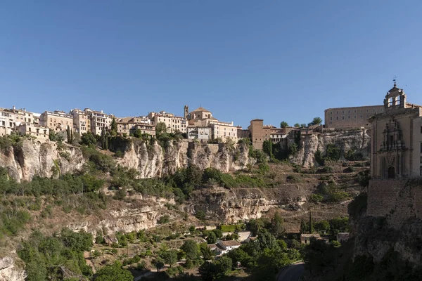İspanya, otonom bölgelerinden Castilla la Mancha Cuenca Ortaçağ şehirler