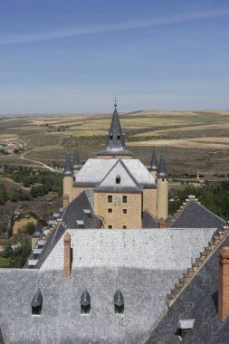 Segovia şehir, gerçek Alcazar, İspanya'nın anıtları