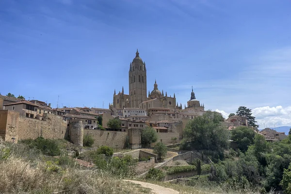 Santa Maria Kathedraal Segovia Spanje — Stockfoto