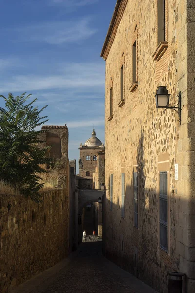 Bella città medievale di Caceres in Estremadura — Foto Stock