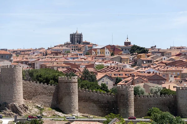 Cidades Monumentais Espanha Avila — Fotografia de Stock