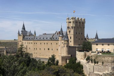 Segovia şehir, gerçek Alcazar, İspanya'nın anıtları