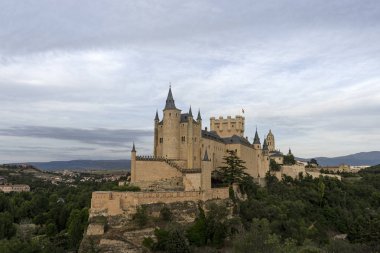Segovia şehir, gerçek Alcazar, İspanya'nın anıtları