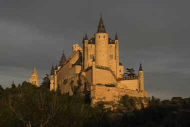 Segovia şehir, gerçek Alcazar, İspanya'nın anıtları