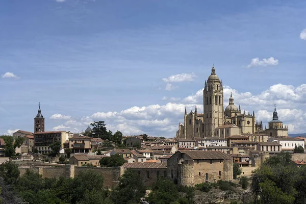 Средневековые Города Испании Сеговия Сообществе Кастилии Лен — стоковое фото
