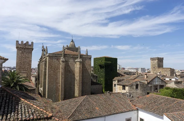 Belle cité médiévale de Caceres en Estrémadure — Photo