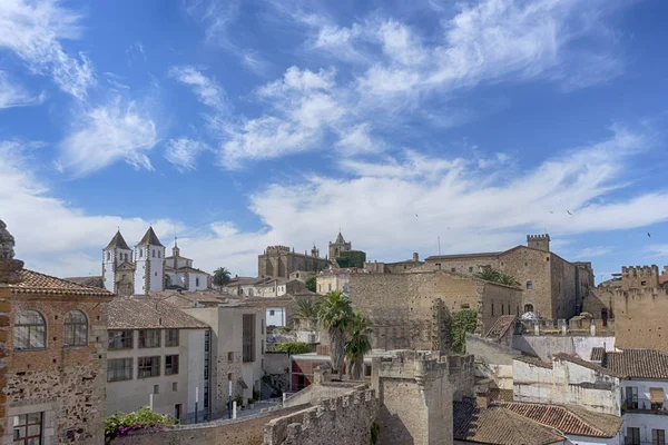 Promener Dans Les Anciennes Rues Ville Cceres — Photo