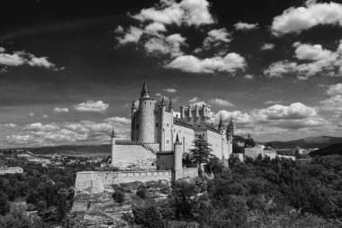 Segovia şehir, gerçek Alcazar, İspanya'nın anıtları