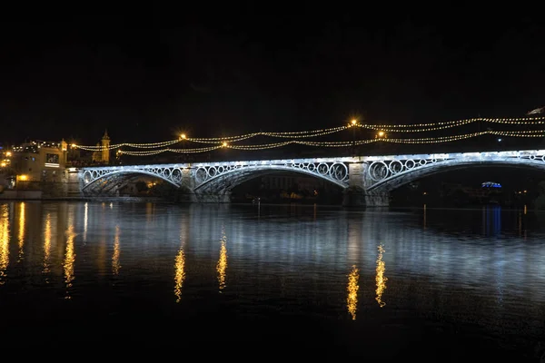 Vistas Los Puentes Más Famosos Ciudad Sevilla — Foto de Stock