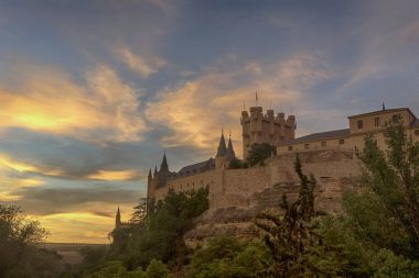 Segovia şehir, gerçek Alcazar, İspanya'nın anıtları