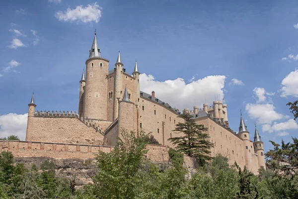 Segovia şehir, gerçek Alcazar, İspanya'nın anıtları — Stok fotoğraf
