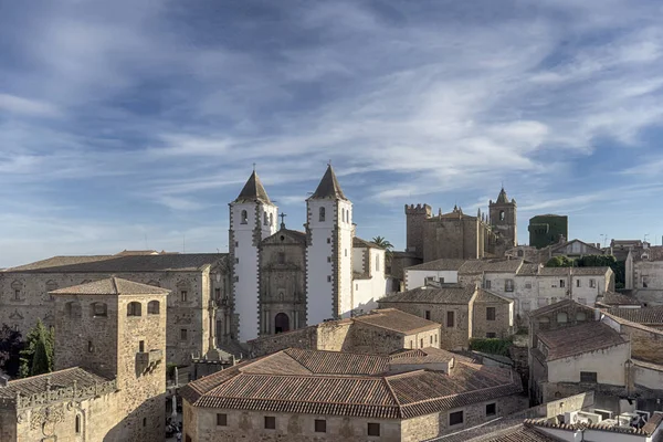 Krásné středověké město Caceres v Extremadura — Stock fotografie