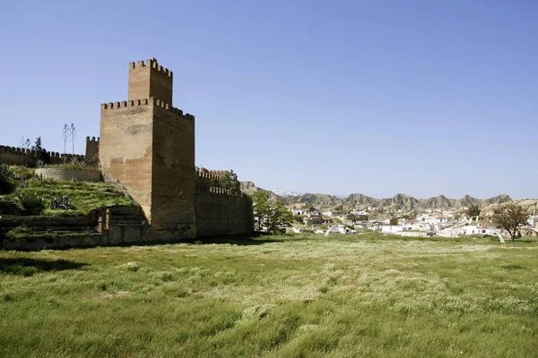Замки Алькасаба Guadix Входить Провінції Ґранада Андалусії — стокове фото