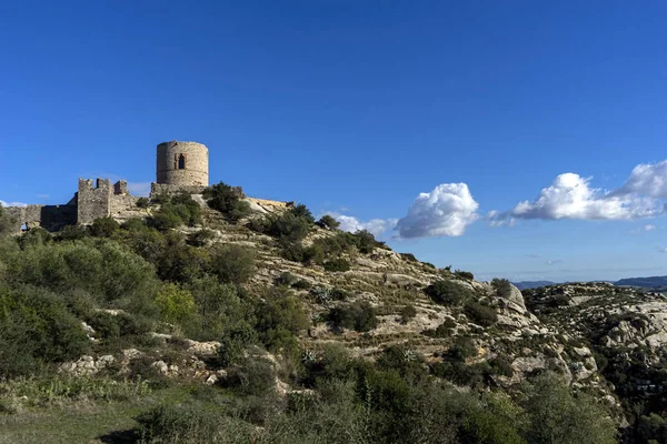Zbytky Starého Hradu Vesnice Jimena Frontera Španělsko — Stock fotografie