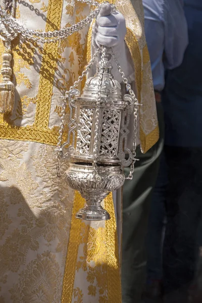 Settimana Santa Siviglia Incenso — Foto Stock