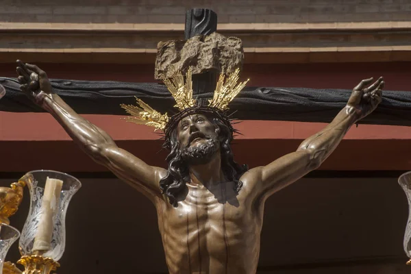 Cristo la scadenza nella Settimana Santa di Siviglia — Foto Stock