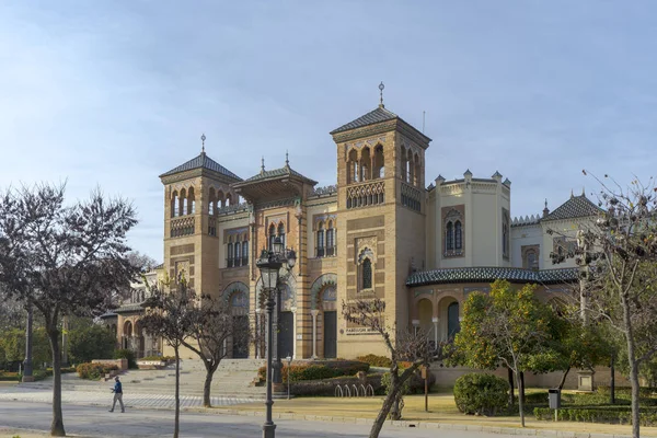 Seville Şehir Mara Luisa Parkının Güzel Mudéjar Pavilion — Stok fotoğraf