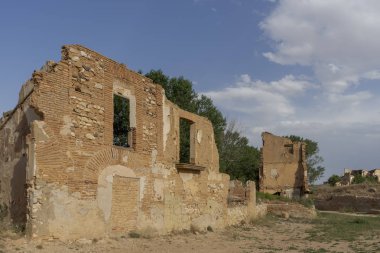 İspanyol iç savaşı bombalanmasından sonra Belchite terk edilmiş şehri