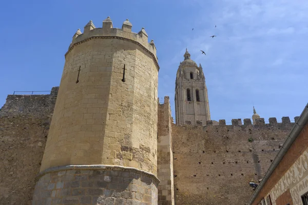 Passeie Pela Bela Monumental Cidade Segóvia Espanha — Fotografia de Stock