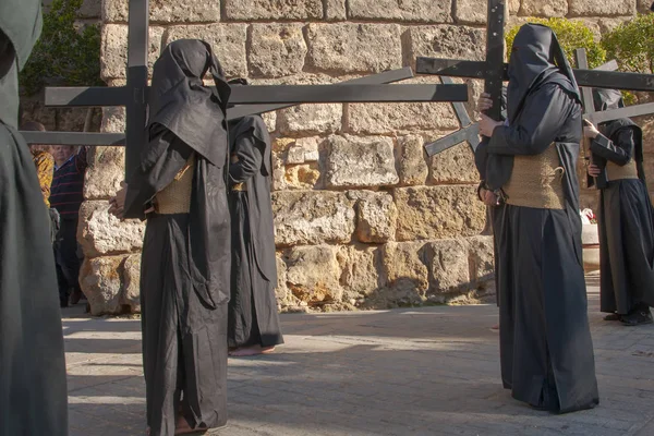 Holy Week Seville Penitents — Stock Photo, Image