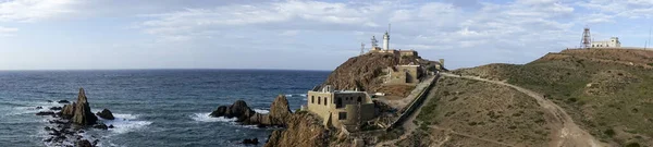 Arrecife Panorámico Las Sirenas Parque Natural Cabo Gata Almería — Foto de Stock