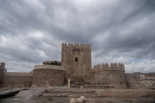 Monumentaler Komplex Der Alcazaba Von Almeria Andalusien — Stockfoto