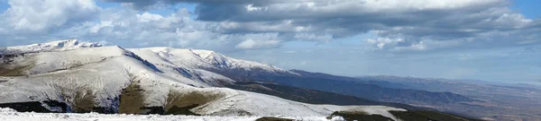 Toppen Van Sierra Nevada Vanaf Haven Van Ragua Andalusië — Stockfoto