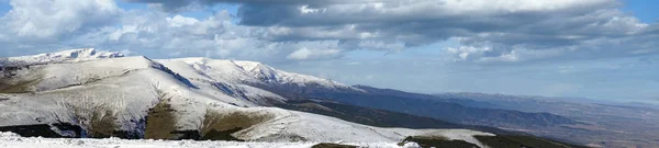 Sierra Nevada Zirveleri Ragua Endülüs Limanından Görüldü — Stok fotoğraf