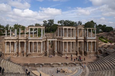 Merida, Extremadura 'daki güzel Roma tiyatrosu