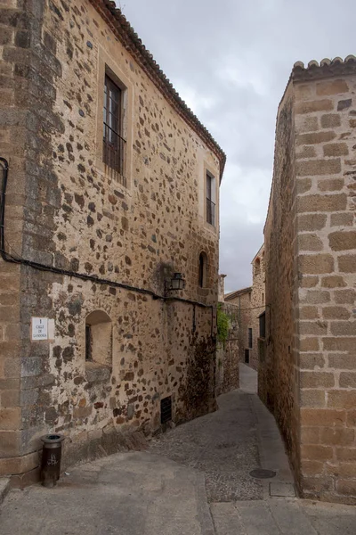 Schöne Mittelalterliche Stadt Caceres Extremadura — Stockfoto