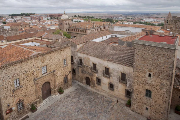 Hermosa Ciudad Medieval Cáceres Extremadura — Foto de Stock