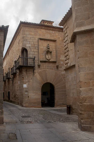 Schöne Mittelalterliche Stadt Caceres Extremadura — Stockfoto