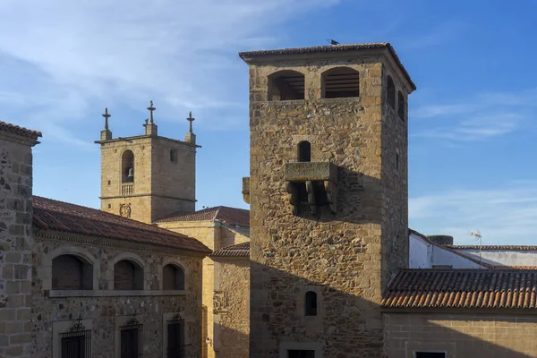 Hermosa Ciudad Medieval Cáceres Extremadura —  Fotos de Stock
