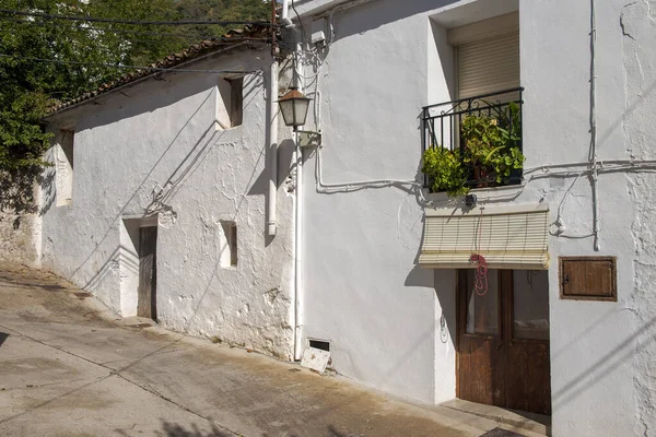 Hermosa Calle Del Municipio Rural Algatocn Provincia Málaga Andalucía — Foto de Stock