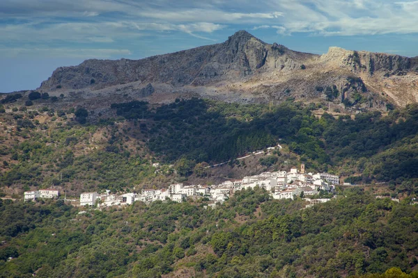 Vistas Para Município Algatocin Província Málaga Andaluzia — Fotografia de Stock