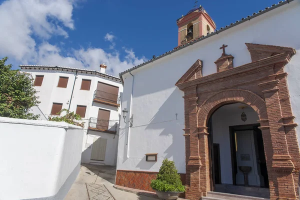 Hermosa Calle Del Municipio Rural Algatocn Provincia Málaga Andalucía — Foto de Stock