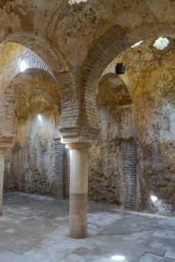 Endülüs 'ün Malaga ilindeki Ronda antik Arap hamamı
