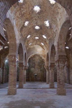 Endülüs 'ün Malaga ilindeki Ronda antik Arap hamamı