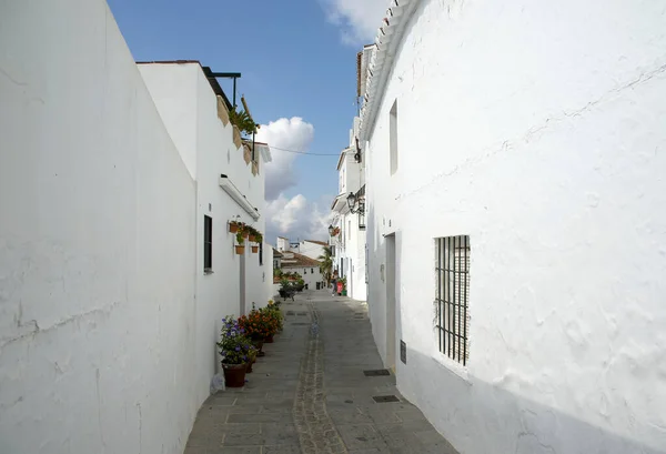 Strada Del Comune Mijas Villaggio Provincia Malaga Andalusia — Foto Stock