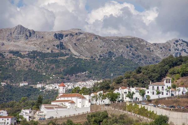 Kilátás Nyílik Genalguacil Genal Valley Régióban Malaga — Stock Fotó