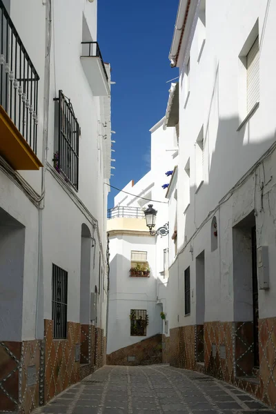 Malaga Ilinin Competa Ilçesine Bağlı Bir Sokak — Stok fotoğraf