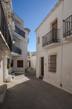 Capileira, Alpujarra de Granada kırsalında bir sokak.