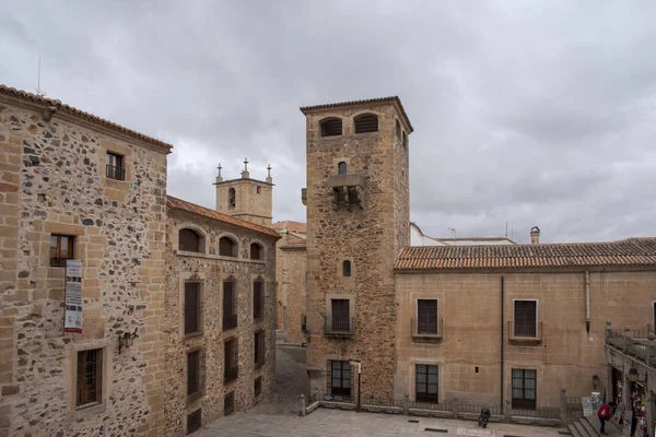 Viagem Para Bela Cidade Medieval Cáceres Espanha — Fotografia de Stock