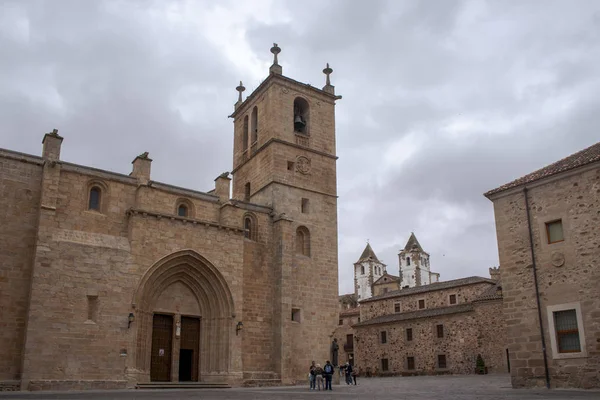 Ταξίδι Στην Όμορφη Μεσαιωνική Πόλη Της Caceres Ισπανία — Φωτογραφία Αρχείου