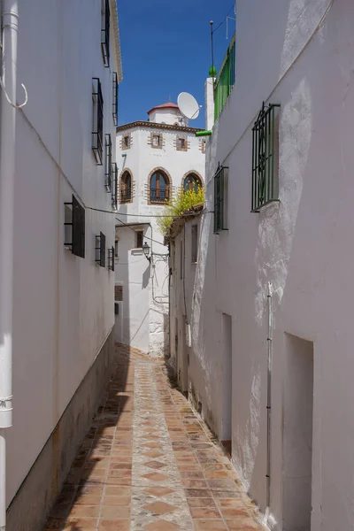 Calle Municipio Comares Provincia Málaga Andalusia — Foto de Stock