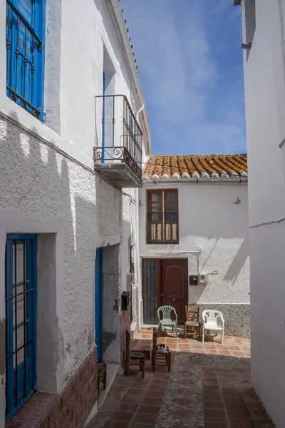 Calle Municipio Comares Provincia Málaga Andalusia — Foto de Stock