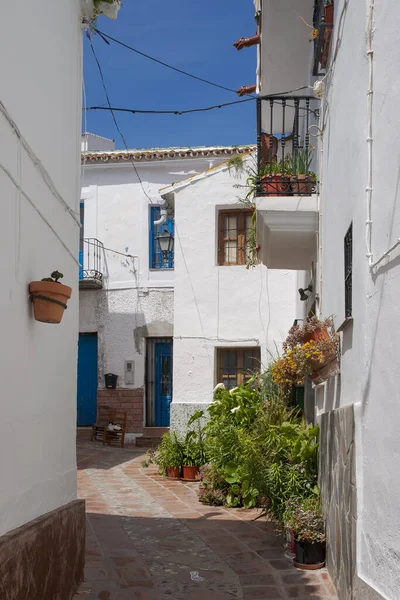 Calle Municipio Comares Provincia Málaga Andalusia — Foto de Stock