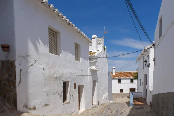 Strada Nel Comune Comares Provincia Malaga Andalusia — Foto Stock