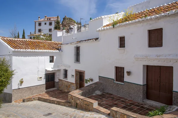 Gatan Kommunen Comares Provinsen Malaga Andalusien — Stockfoto