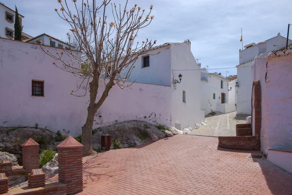 Strada Nel Comune Comares Provincia Malaga Andalusia — Foto Stock
